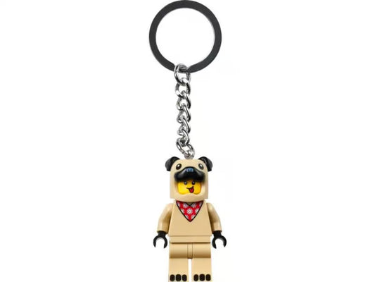 LEGO French Bulldog Suit Boy Keychain Sleutelhanger 854158