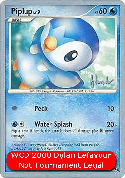 Piplup Lv.9 - WCD 2008 (World Championship Deck) [WCD08-POP6 15]