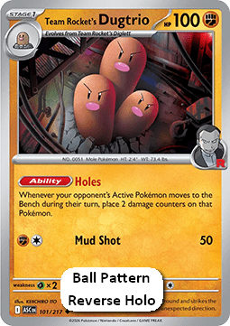 Team Rocket's Dugtrio