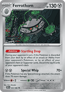 Ferrothorn - Chaos Rising (Uncommon) [CRI-063]