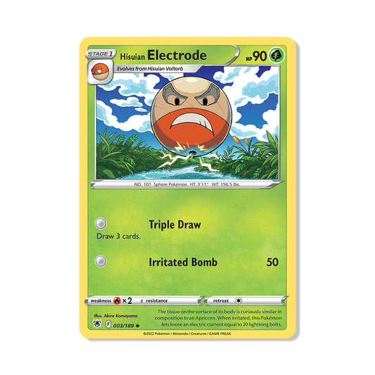 Hisuian Electrode Pokémon Pokémon Astral Radiance - Normal kaart | Engels