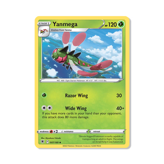 Yanmega Pokémon Pokémon Astral Radiance - Reverse Holo kaart | Engels