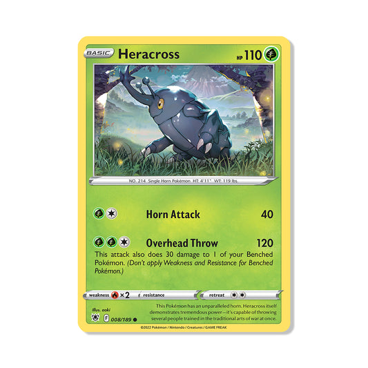 Heracross Pokémon Pokémon Astral Radiance - Normal kaart | Engels