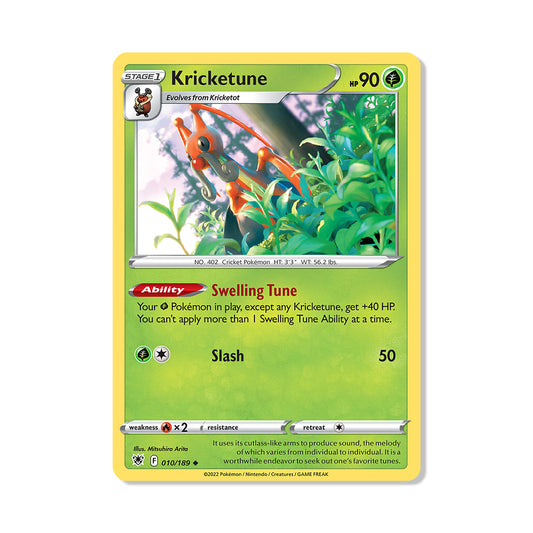 Kricketune Pokémon Pokémon Astral Radiance - Normal kaart | Engels