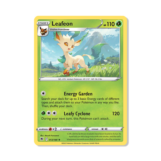Leafeon Pokémon Pokémon Astral Radiance - Normal kaart | Engels