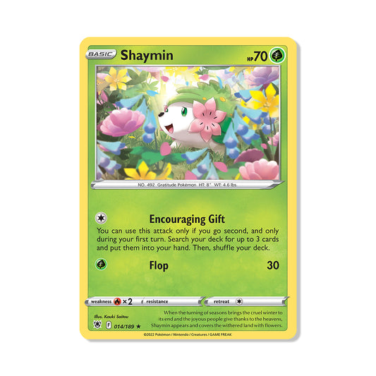 Shaymin Pokémon Pokémon Astral Radiance - Normal kaart | Engels