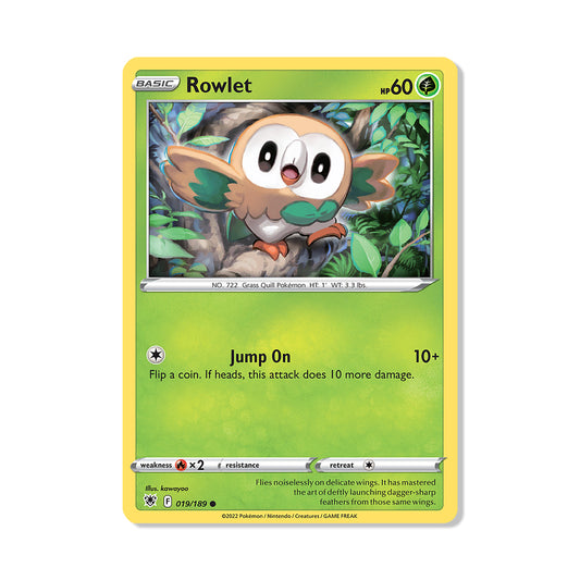 Rowlet Pokémon Pokémon Astral Radiance - Normal kaart | Engels