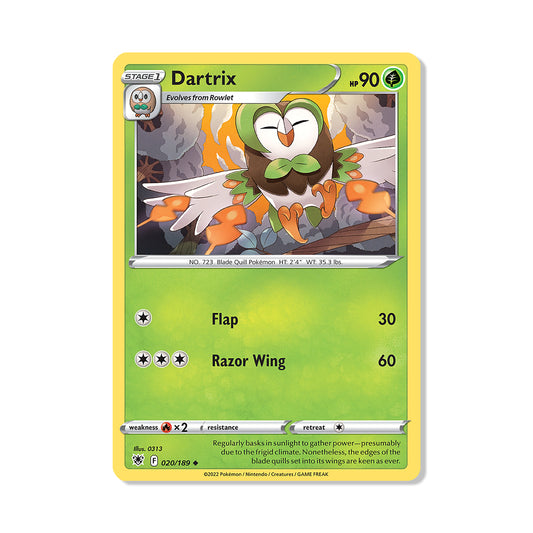 Dartrix Pokémon Pokémon Astral Radiance - Normal kaart | Engels
