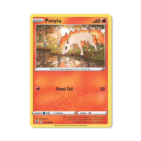 Ponyta Pokémon Pokémon Astral Radiance - Normal kaart | Engels