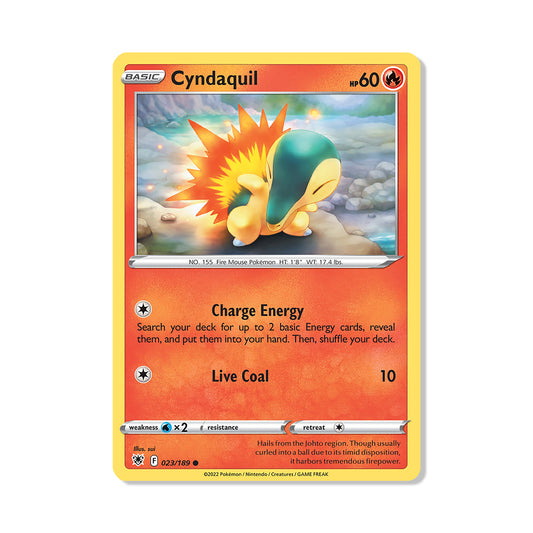 Cyndaquil Pokémon Pokémon Astral Radiance - Normal kaart | Engels