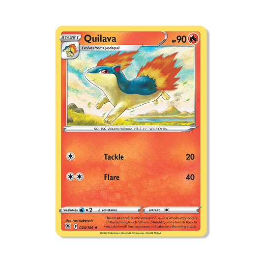 Quilava Pokémon Pokémon Astral Radiance - Normal kaart | Engels