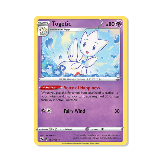 Togetic Pokémon Pokémon Astral Radiance - Normal kaart | Engels