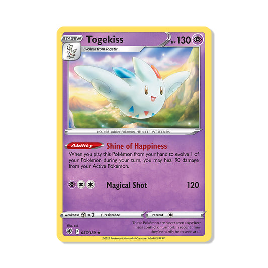 Togekiss Pokémon Pokémon Astral Radiance - Normal kaart | Engels