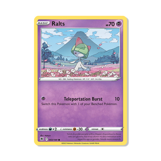 Ralts Pokémon Pokémon Astral Radiance - Normal kaart | Engels
