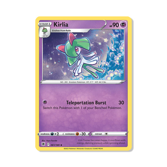 Kirlia Pokémon Pokémon Astral Radiance - Normal kaart | Engels