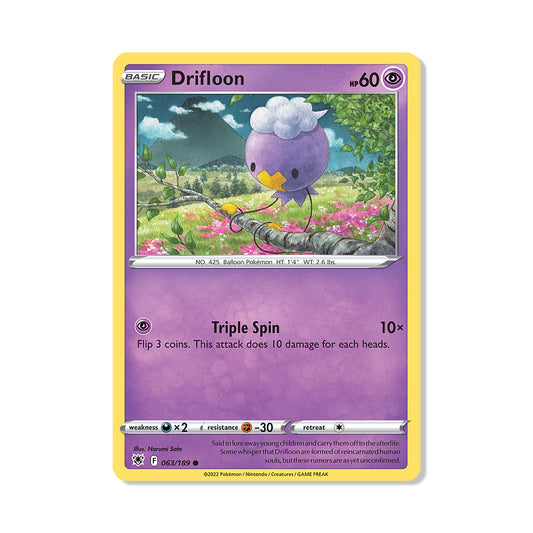 Drifloon Pokémon Pokémon Astral Radiance - Normal kaart | Engels