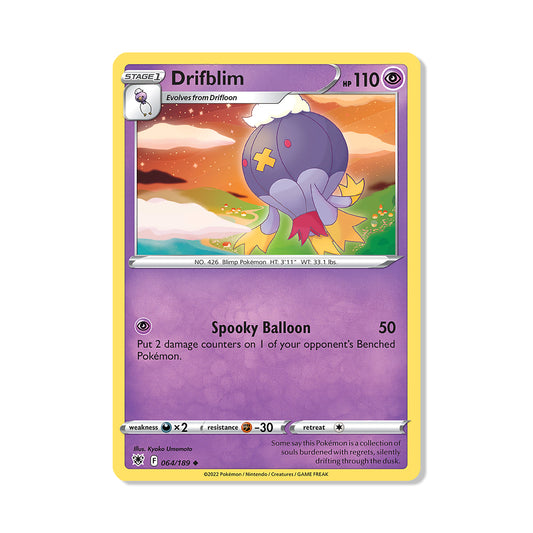 Drifblim Pokémon Pokémon Astral Radiance - Normal kaart | Engels