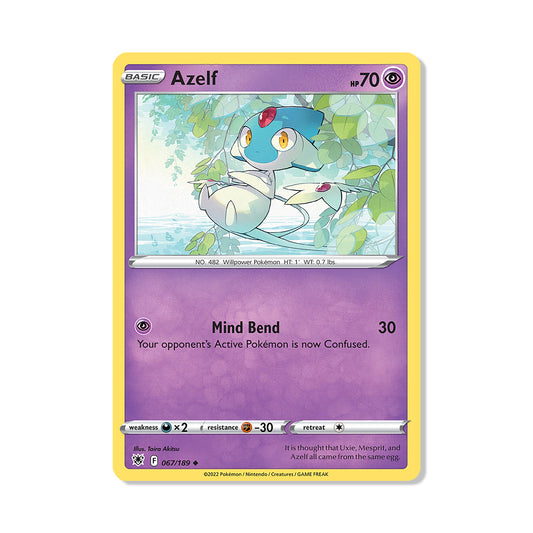 Azelf Pokémon Pokémon Astral Radiance - Normal kaart | Engels