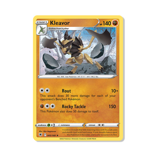 Kleavor Pokémon Pokémon Astral Radiance - Normal kaart | Engels