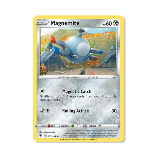 Magnemite Pokémon Pokémon Astral Radiance - Normal kaart | Engels