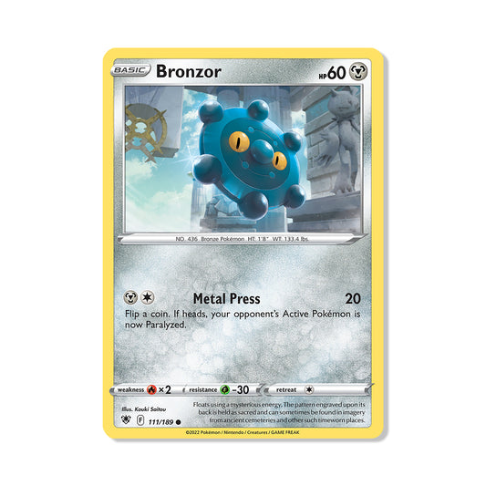 Bronzor Pokémon Pokémon Astral Radiance - Normal kaart | Engels