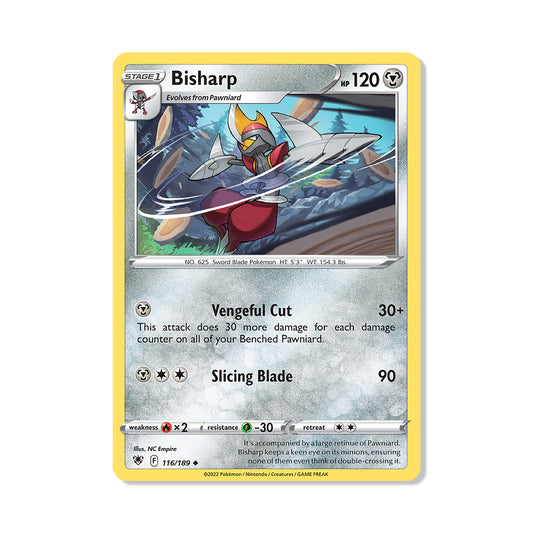 Bisharp Pokémon Pokémon Astral Radiance - Normal kaart | Engels