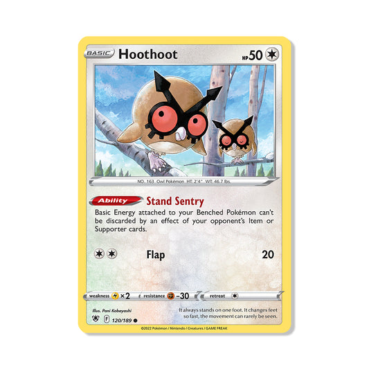 Hoothoot Pokémon Pokémon Astral Radiance - Normal kaart | Engels