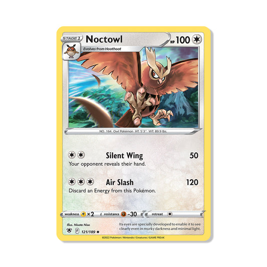 Noctowl Pokémon Pokémon Astral Radiance - Normal kaart | Engels