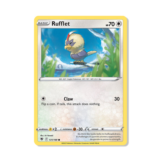 Rufflet Pokémon Pokémon Astral Radiance - Normal kaart | Engels