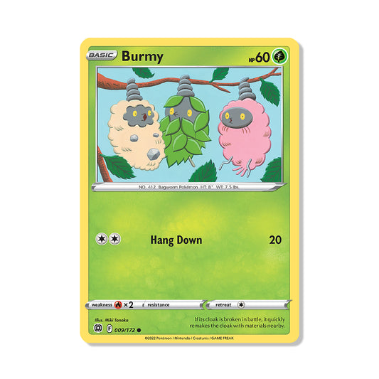 Burmy Pokémon Sword & Shield Brilliant Stars - Normal kaart | Engels