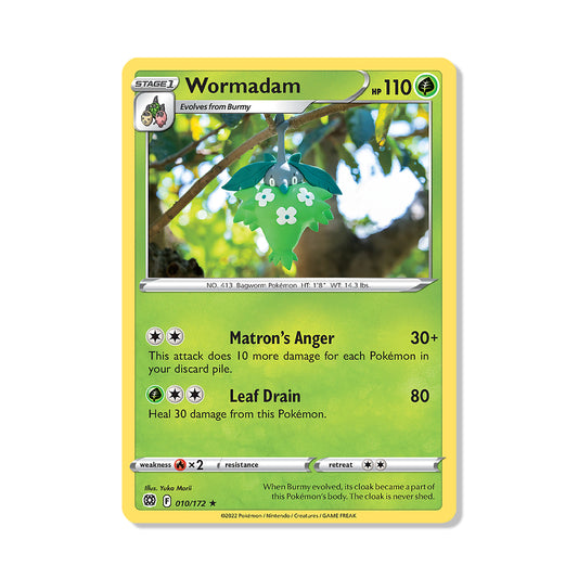 Wormadam Pokémon Sword & Shield Brilliant Stars - Normal kaart | Engels