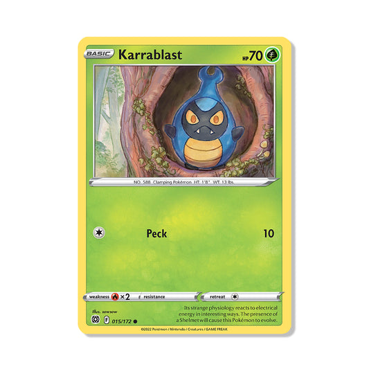 Karrablast Pokémon Sword & Shield Brilliant Stars - Normal kaart | Engels