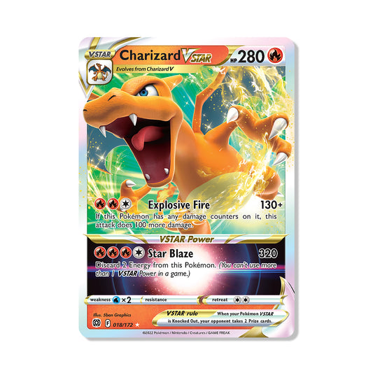 Charizard VSTAR Pokémon Sword & Shield Brilliant Stars - Full Art kaart | Engels