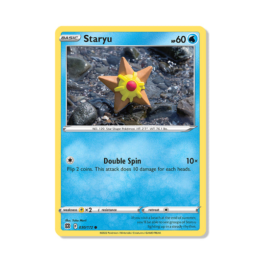 Staryu Pokémon Sword & Shield Brilliant Stars - Normal kaart | Engels