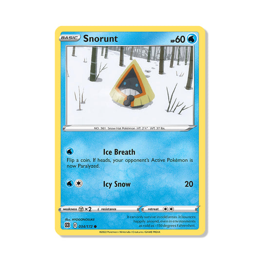 Snorunt Pokémon Sword & Shield Brilliant Stars - Normal kaart | Engels