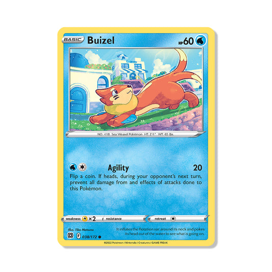 Buizel Pokémon Sword & Shield Brilliant Stars - Normal kaart | Engels