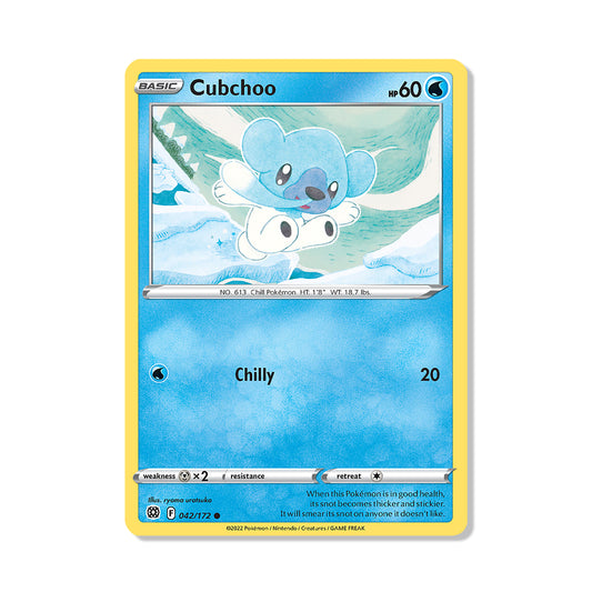 Cubchoo Pokémon Sword & Shield Brilliant Stars - Reverse Holo kaart | Engels