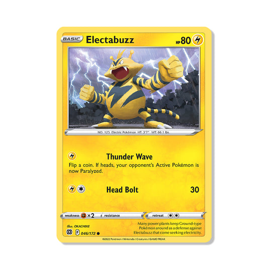 Electabuzz Pokémon Sword & Shield Brilliant Stars - Normal kaart | Engels