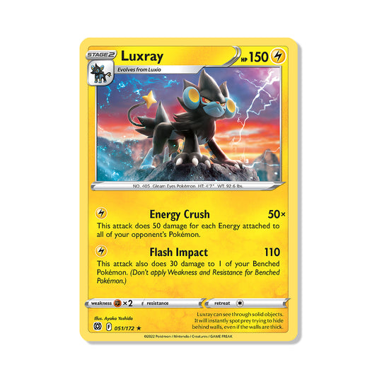 Luxray Pokémon Sword & Shield Brilliant Stars - Normal kaart | Engels