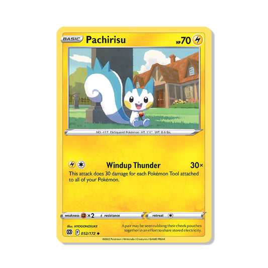 Pachirisu Pokémon Sword & Shield Brilliant Stars - Normal kaart | Engels