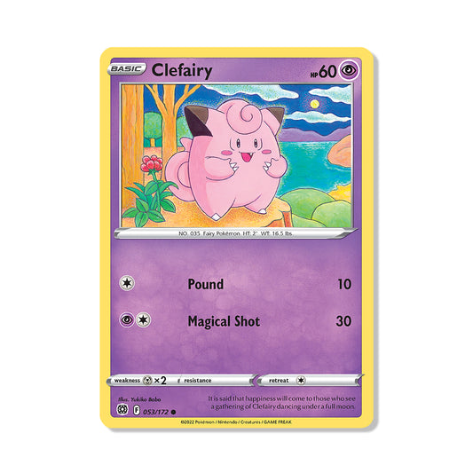 Clefairy Pokémon Sword & Shield Brilliant Stars - Normal kaart | Engels