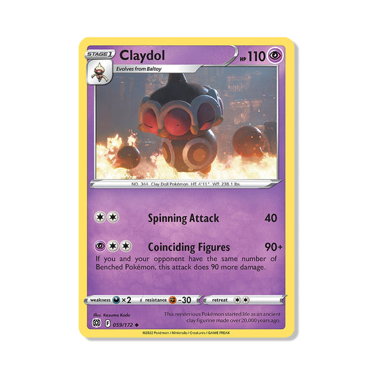 Claydol Pokémon Sword & Shield Brilliant Stars - Normal kaart | Engels