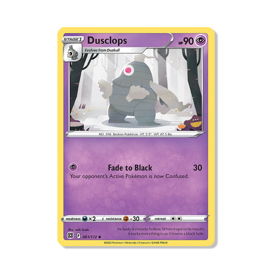 Dusclops Pokémon Sword & Shield Brilliant Stars - Reverse Holo kaart | Engels