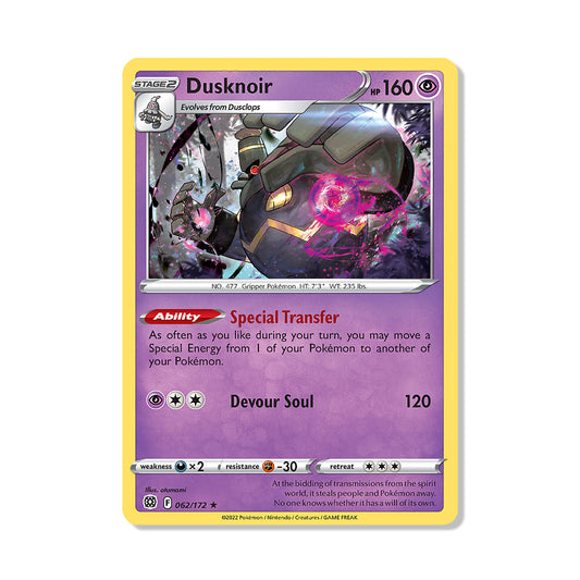 Dusknoir Pokémon Sword & Shield Brilliant Stars - Reverse Holo kaart | Engels