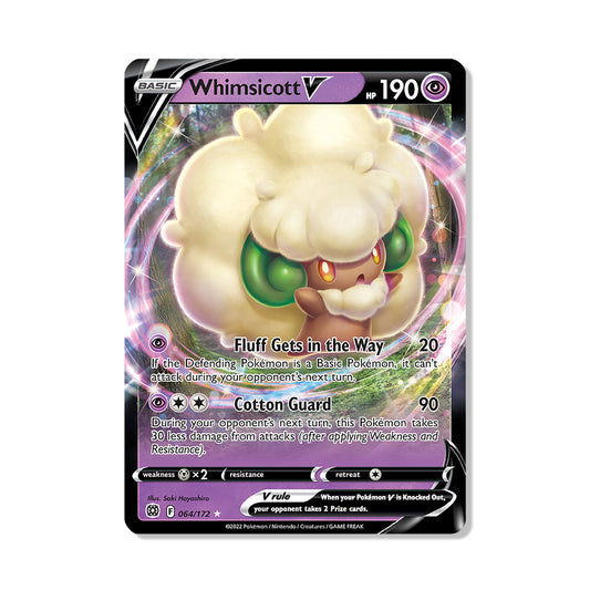 Whimsicott V Pokémon Sword & Shield Brilliant Stars - Full Art kaart | Engels
