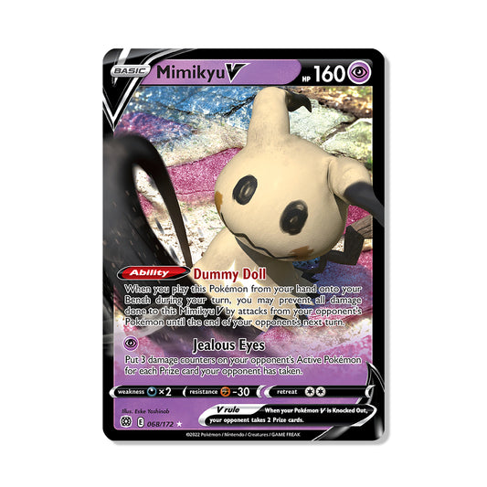 Mimikyu V Pokémon Sword & Shield Brilliant Stars - Full Art kaart | Engels