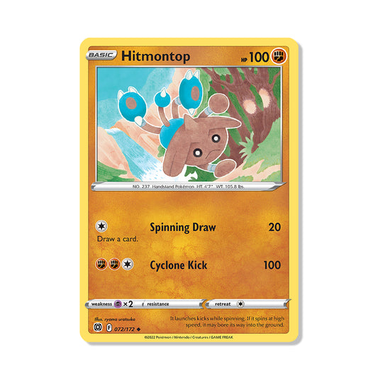 Hitmontop Pokémon Sword & Shield Brilliant Stars - Normal kaart | Engels