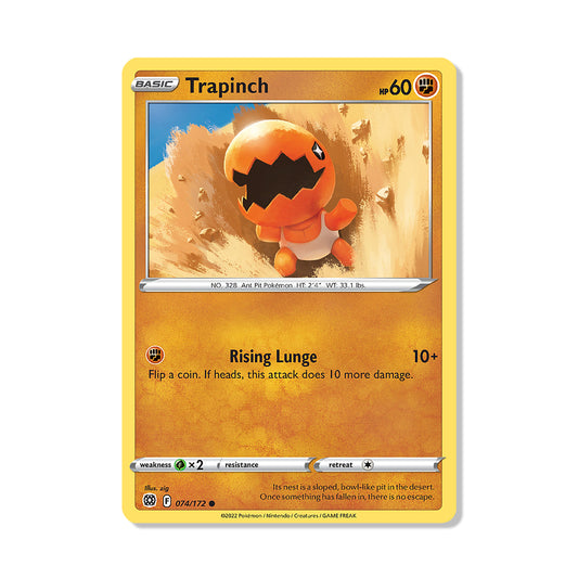 Trapinch Pokémon Sword & Shield Brilliant Stars - Normal kaart | Engels