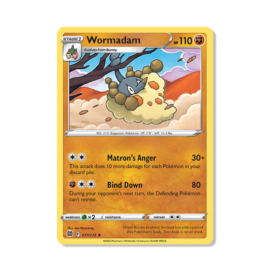 Wormadam Pokémon Sword & Shield Brilliant Stars - Reverse Holo kaart | Engels