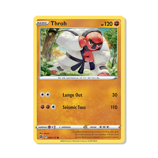 Throh Pokémon Sword & Shield Brilliant Stars - Reverse Holo kaart | Engels